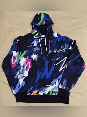 Twitch Unisex Medium Printed Hoodie Sweatshirt - Multicolor/Black NWOT